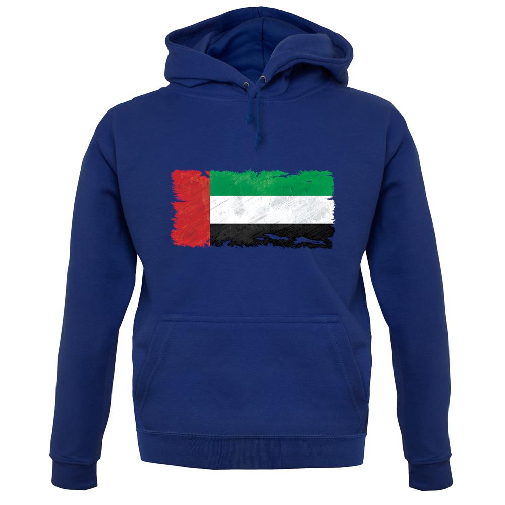 United Arab Emirates Grunge Style Flag unisex hoodie United Arab Emirates Grunge Style Flag unisex hoodie