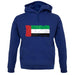 United Arab Emirates Grunge Style Flag unisex hoodie United Arab Emirates Grunge Style Flag unisex hoodie
