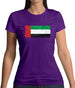 United Arab Emirates Grunge Style Flag Womens T-Shirt United Arab Emirates Grunge Style Flag Womens T-Shirt