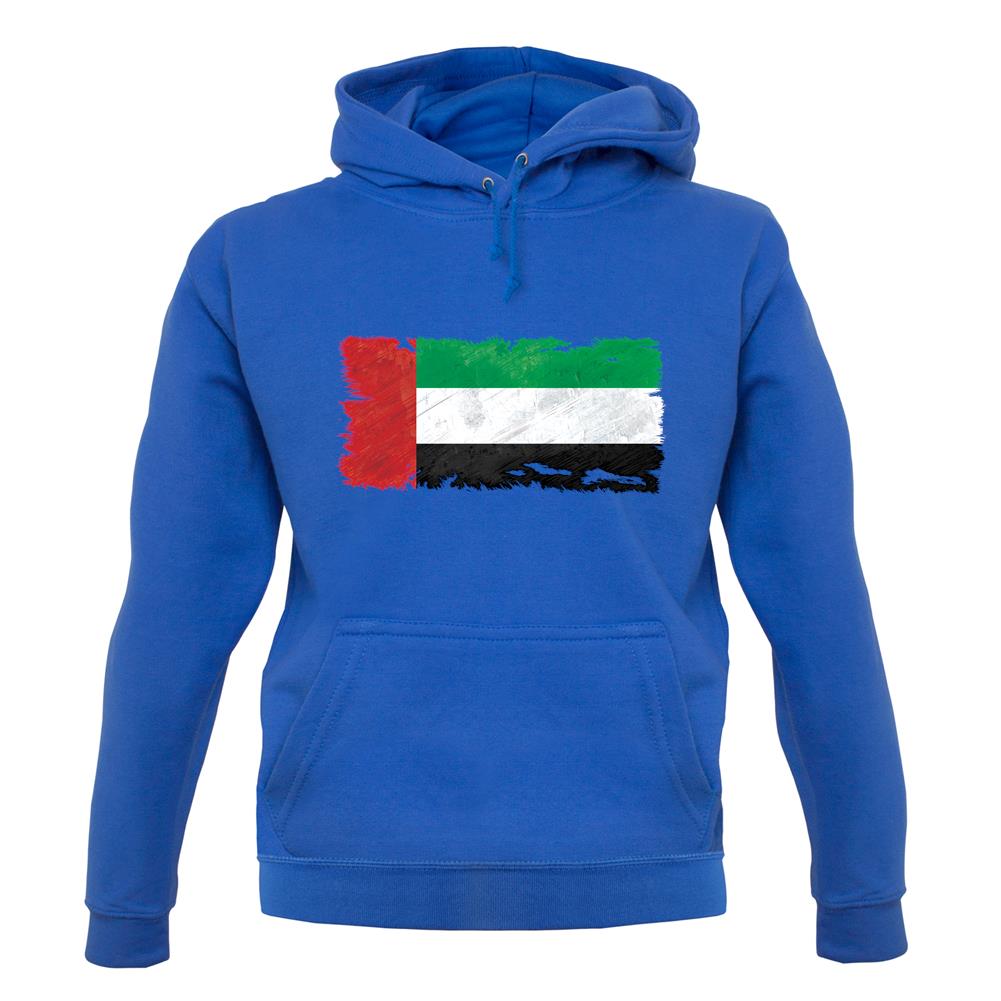 United Arab Emirates Grunge Style Flag unisex hoodie United Arab Emirates Grunge Style Flag unisex hoodie