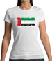 United Arab Emirates Grunge Style Flag Womens T-Shirt United Arab Emirates Grunge Style Flag Womens T-Shirt