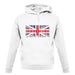 United Kingdom Barcode Style Flag unisex hoodie United Kingdom Barcode Style Flag unisex hoodie