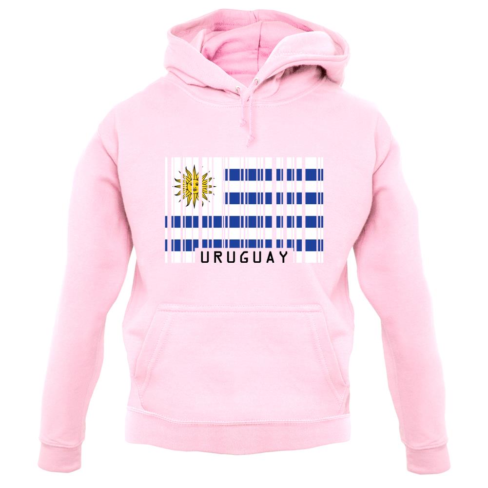 Uruguay Barcode Style Flag unisex hoodie Uruguay Barcode Style Flag unisex hoodie