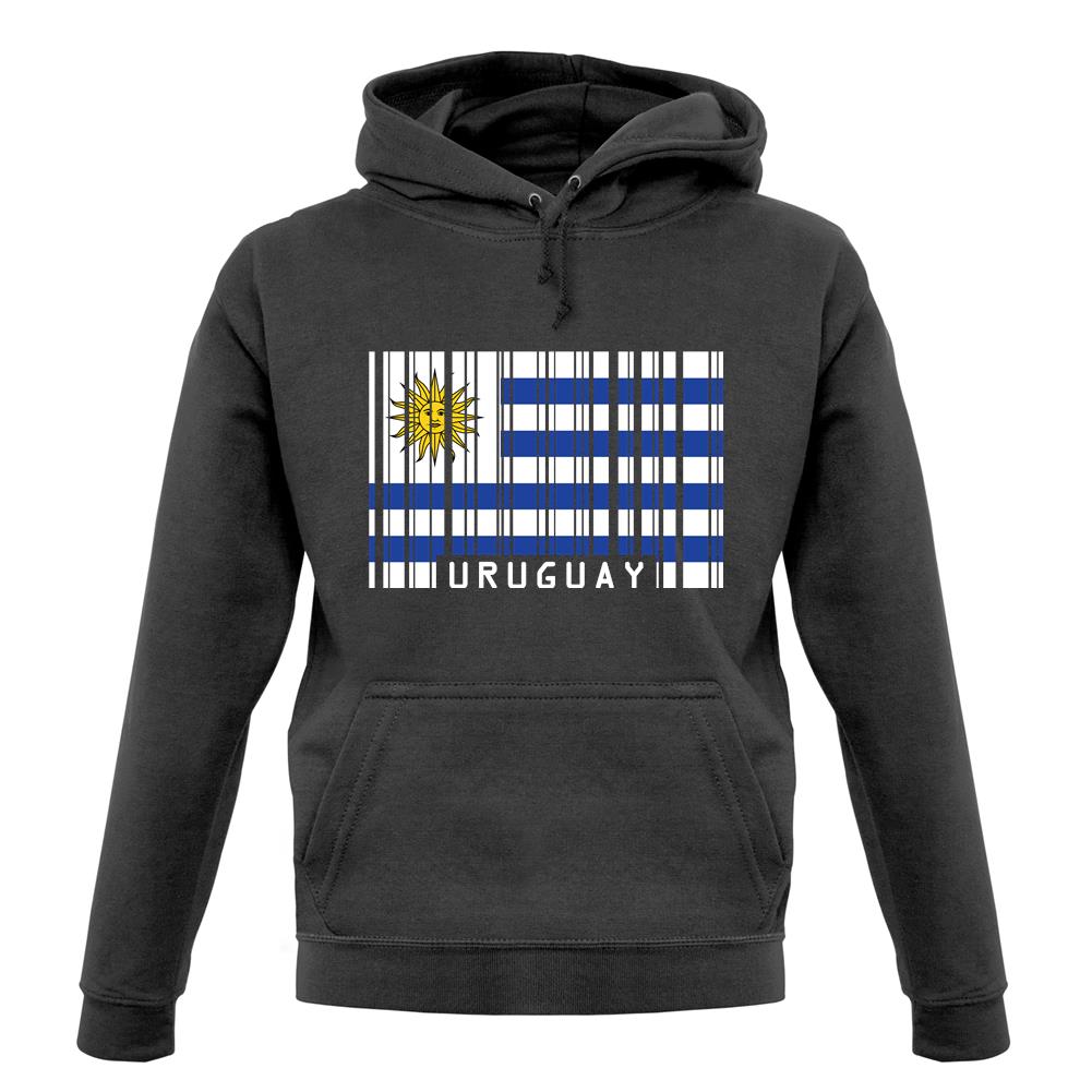 Uruguay Barcode Style Flag unisex hoodie Uruguay Barcode Style Flag unisex hoodie