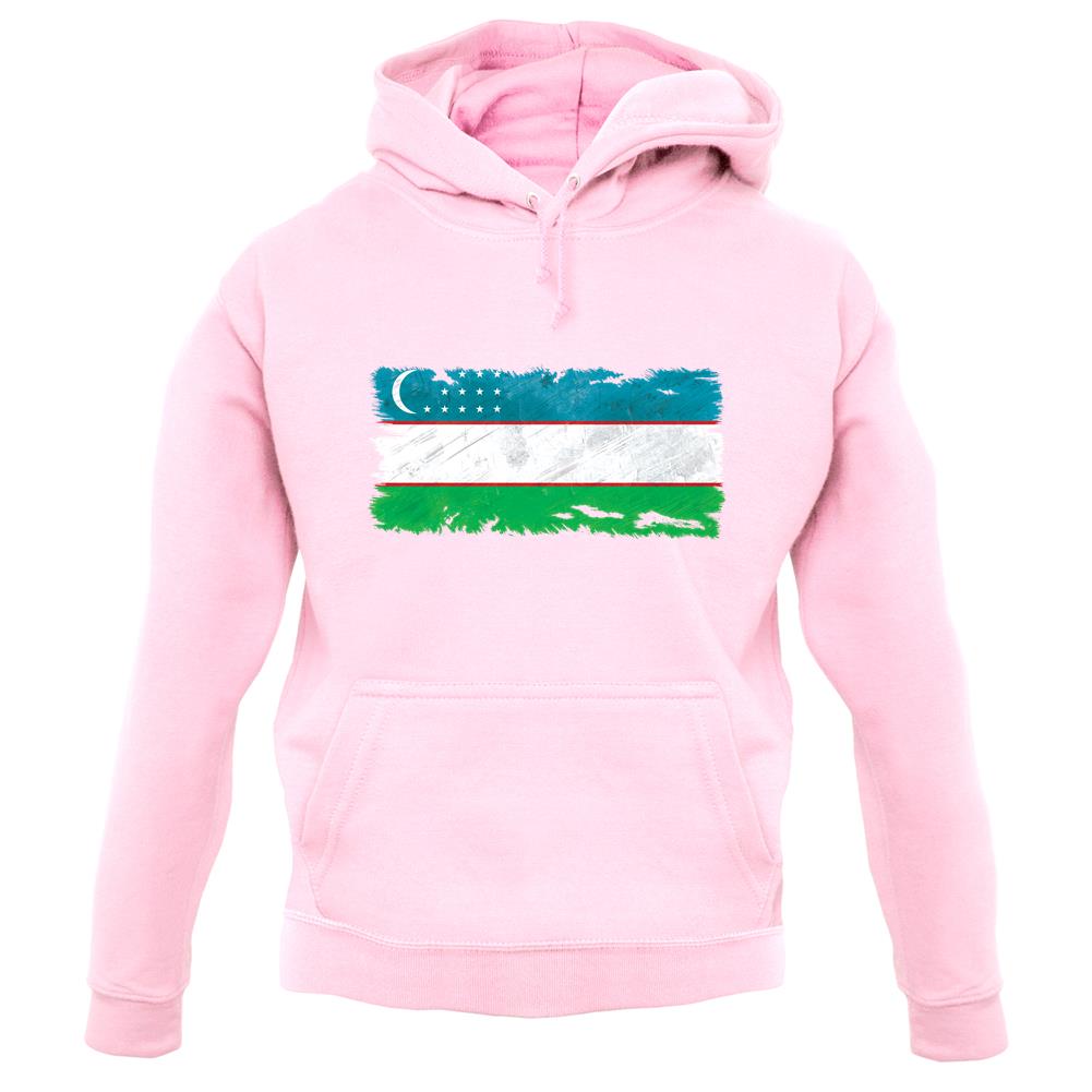 Uzbekistan Grunge Style Flag unisex hoodie Uzbekistan Grunge Style Flag unisex hoodie