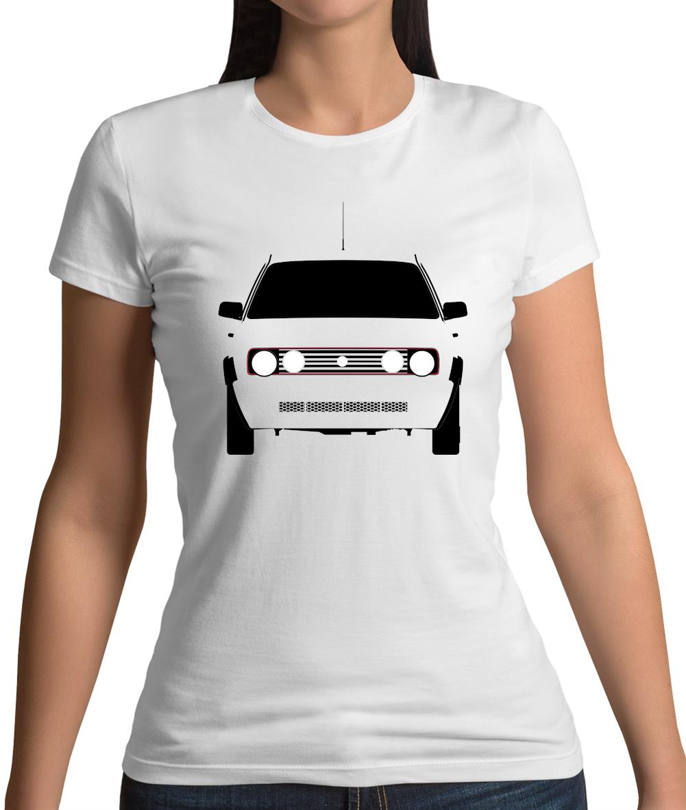 Golf Gti Mk2 Minimal Womens T-Shirt Golf Gti Mk2 Minimal Womens T-Shirt