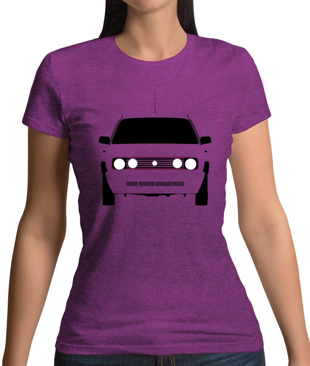 Golf Gti Mk2 Minimal Womens T-Shirt Golf Gti Mk2 Minimal Womens T-Shirt