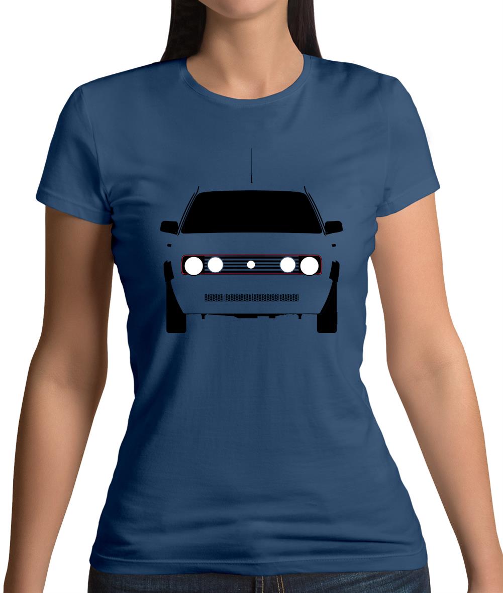 Golf Gti Mk2 Minimal Womens T-Shirt Golf Gti Mk2 Minimal Womens T-Shirt