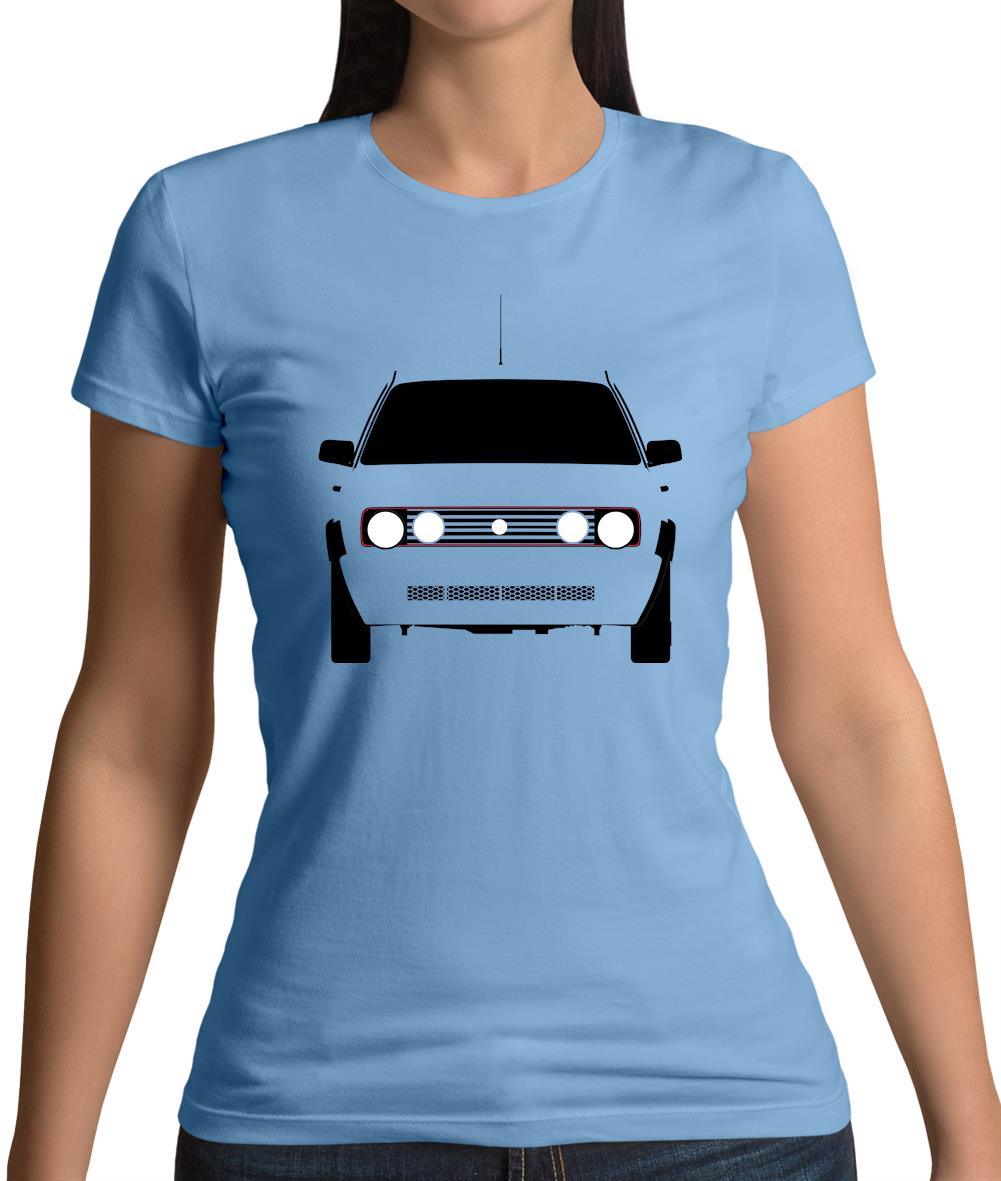 Golf Gti Mk2 Minimal Womens T-Shirt Golf Gti Mk2 Minimal Womens T-Shirt