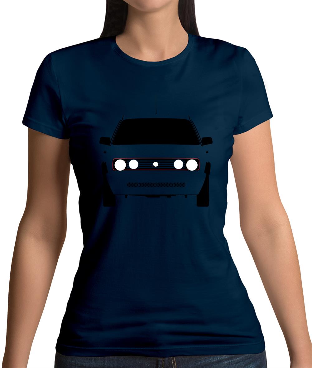 Golf Gti Mk2 Minimal Womens T-Shirt Golf Gti Mk2 Minimal Womens T-Shirt