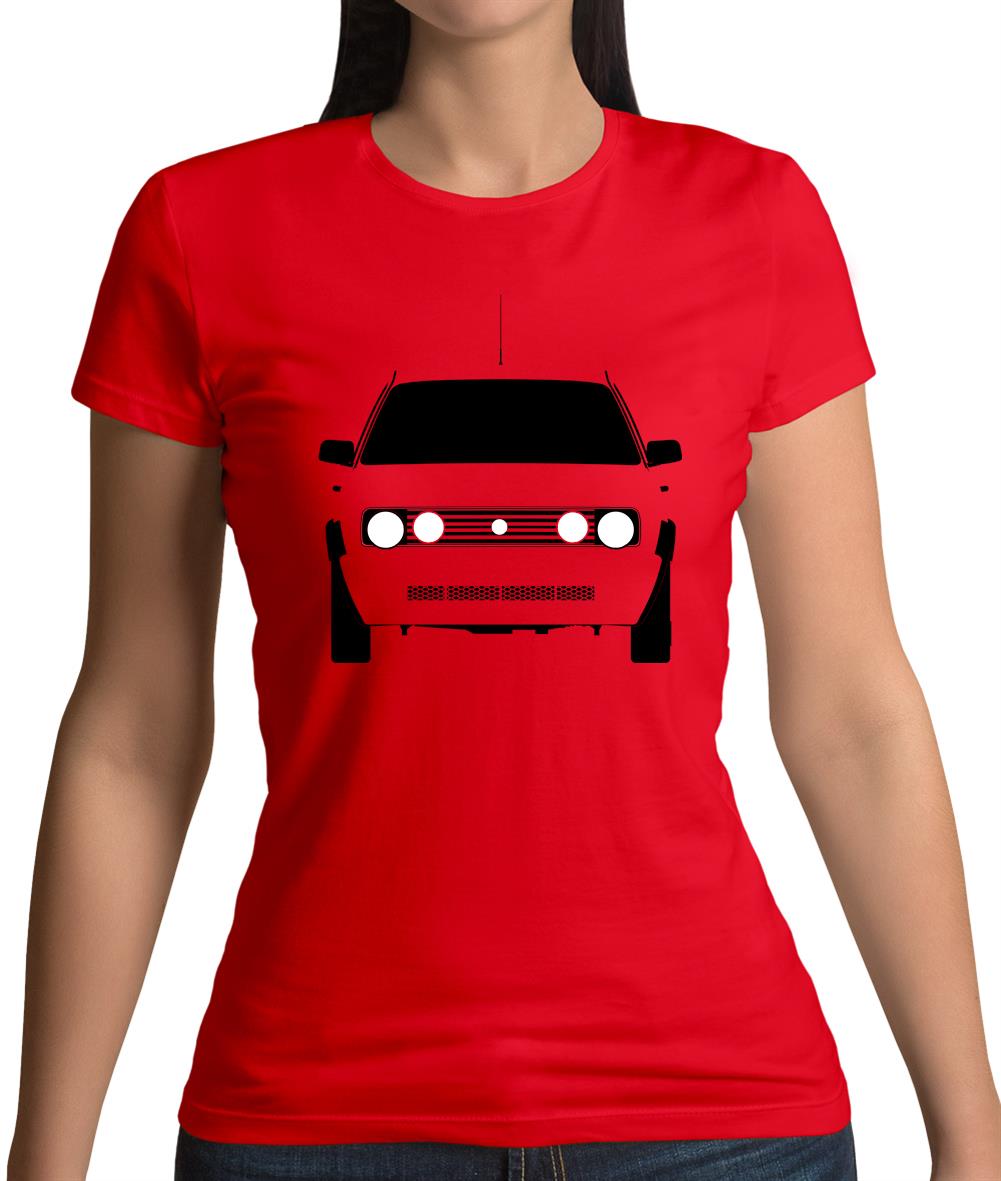 Golf Gti Mk2 Minimal Womens T-Shirt Golf Gti Mk2 Minimal Womens T-Shirt