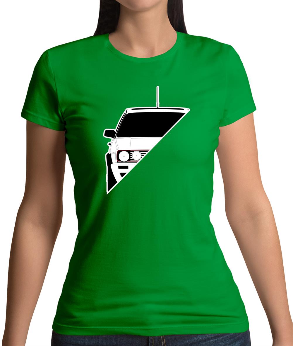 Golf Gti Mk2 Split Womens T-Shirt Golf Gti Mk2 Split Womens T-Shirt