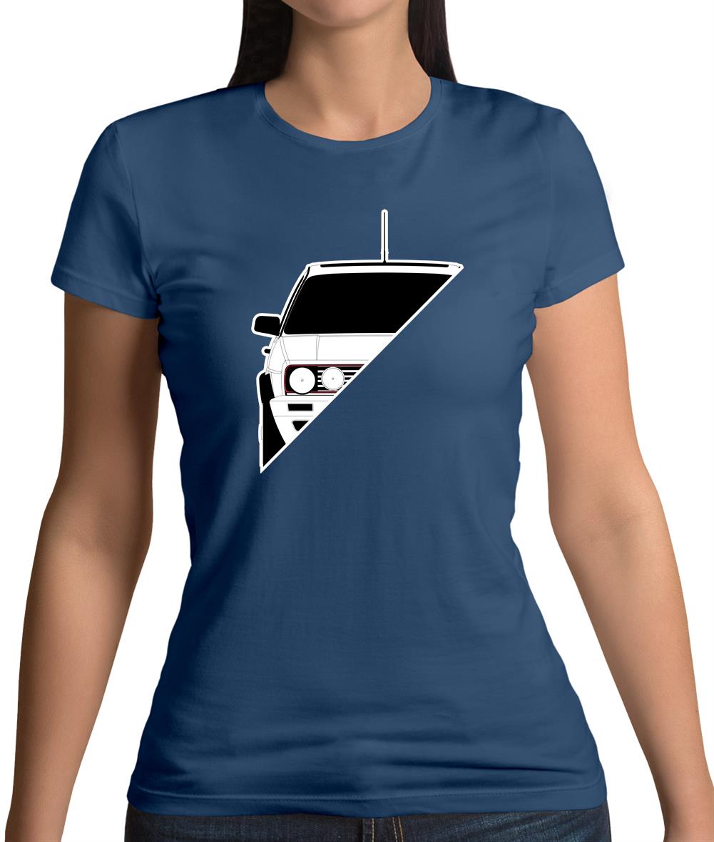 Golf Gti Mk2 Split Womens T-Shirt Golf Gti Mk2 Split Womens T-Shirt