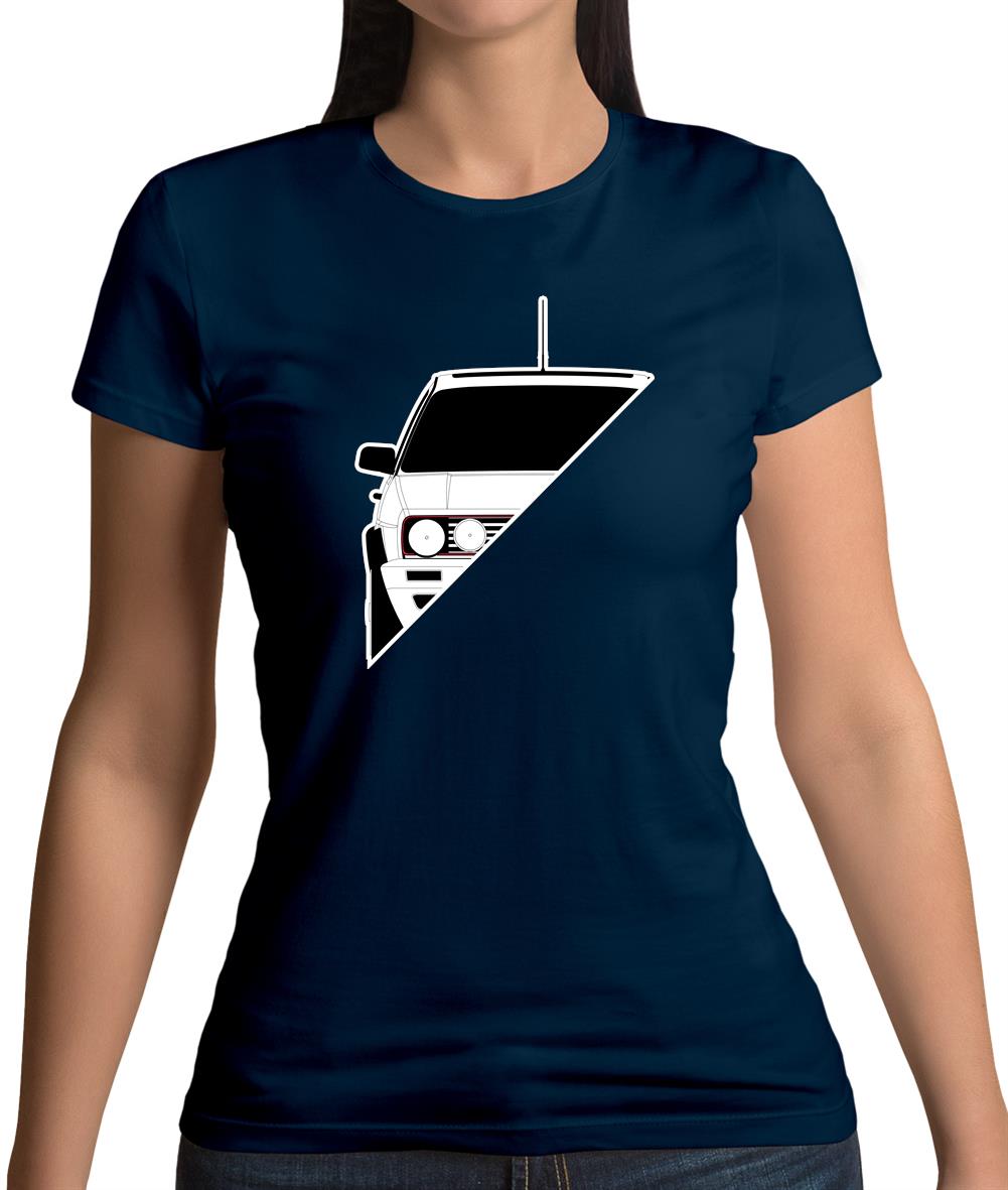 Golf Gti Mk2 Split Womens T-Shirt Golf Gti Mk2 Split Womens T-Shirt
