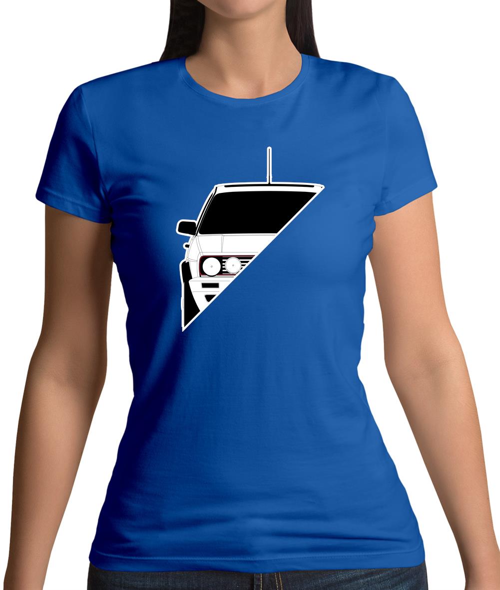 Golf Gti Mk2 Split Womens T-Shirt Golf Gti Mk2 Split Womens T-Shirt