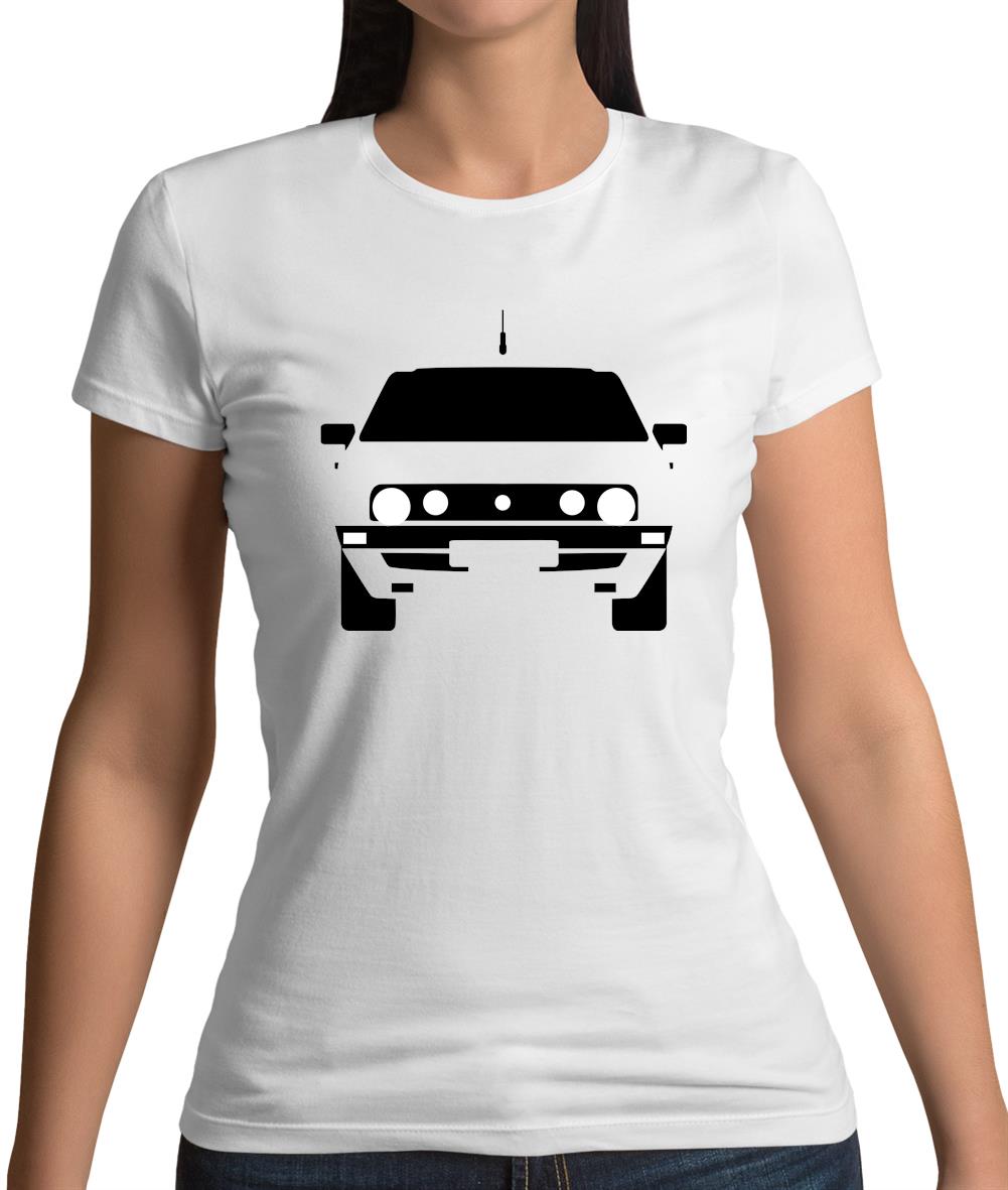 Golf Mk2 Front Womens T-Shirt Golf Mk2 Front Womens T-Shirt
