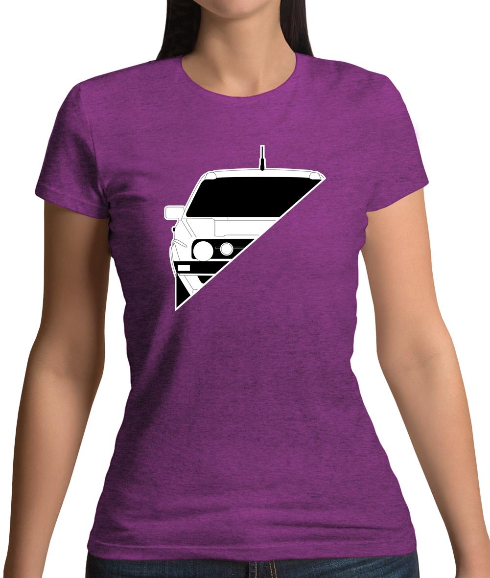 Golf Mk2 Split Womens T-Shirt Golf Mk2 Split Womens T-Shirt