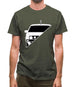 Golf Mk2 Split Mens T-Shirt Golf Mk2 Split Mens T-Shirt