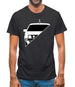 Golf Mk2 Split Mens T-Shirt Golf Mk2 Split Mens T-Shirt