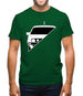 Golf Mk2 Split Mens T-Shirt Golf Mk2 Split Mens T-Shirt