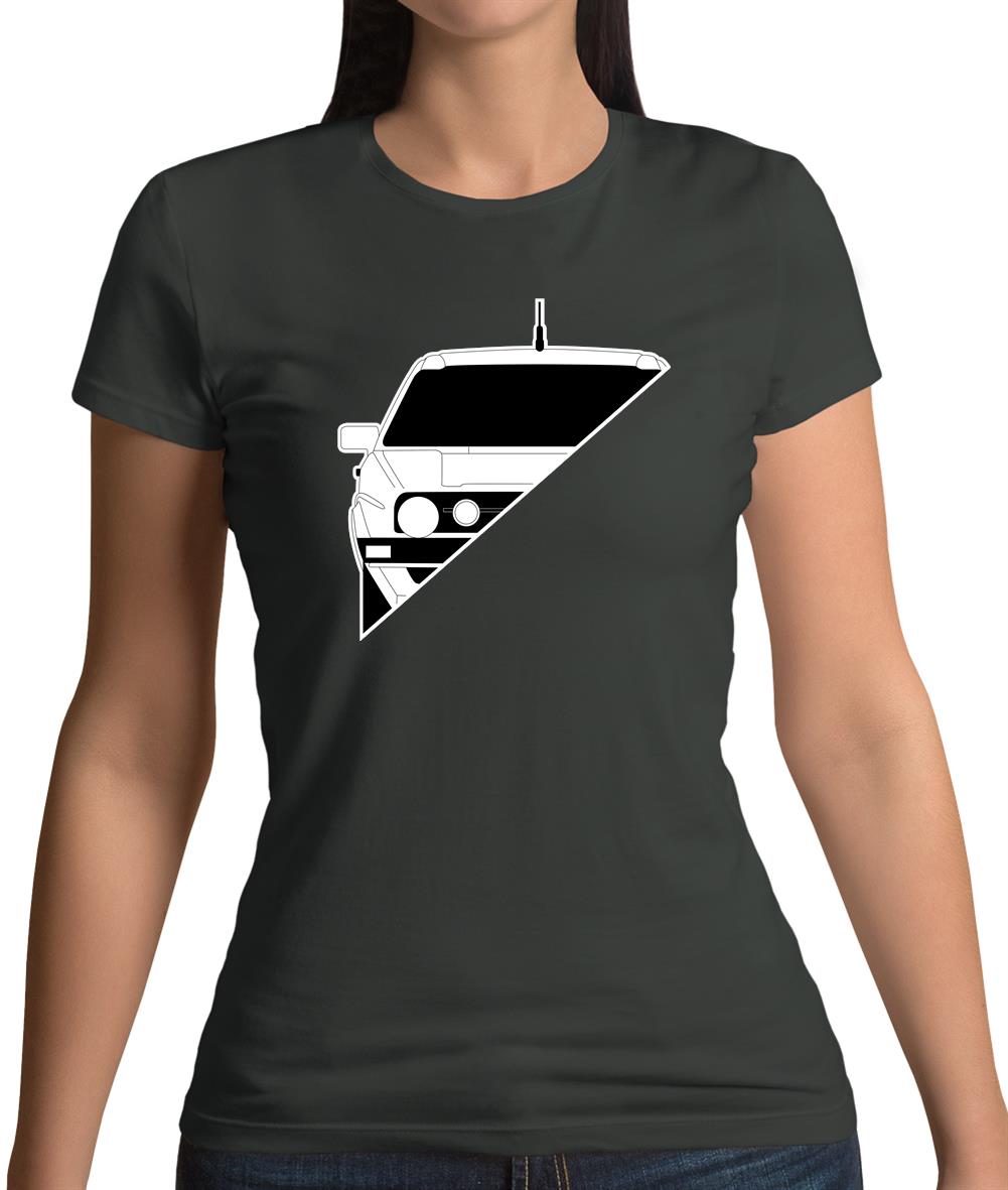 Golf Mk2 Split Womens T-Shirt Golf Mk2 Split Womens T-Shirt