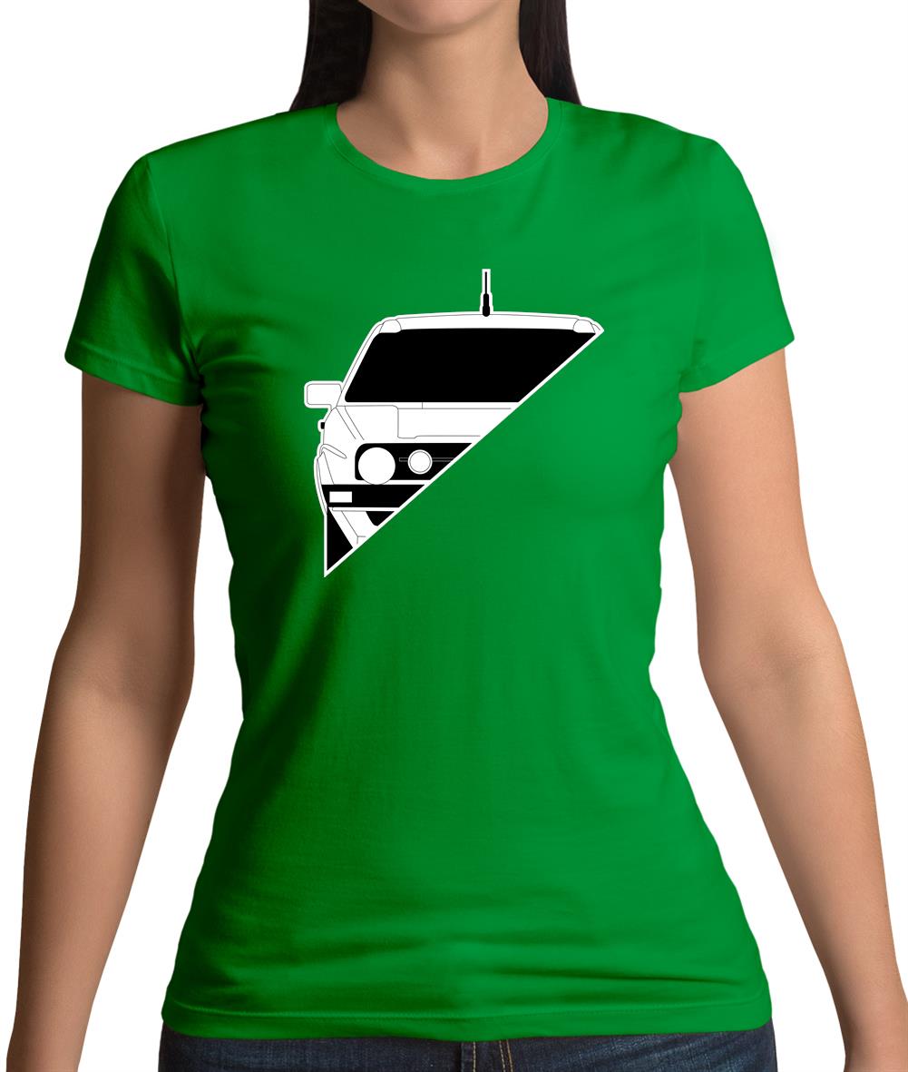 Golf Mk2 Split Womens T-Shirt Golf Mk2 Split Womens T-Shirt