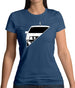Golf Mk2 Split Womens T-Shirt Golf Mk2 Split Womens T-Shirt