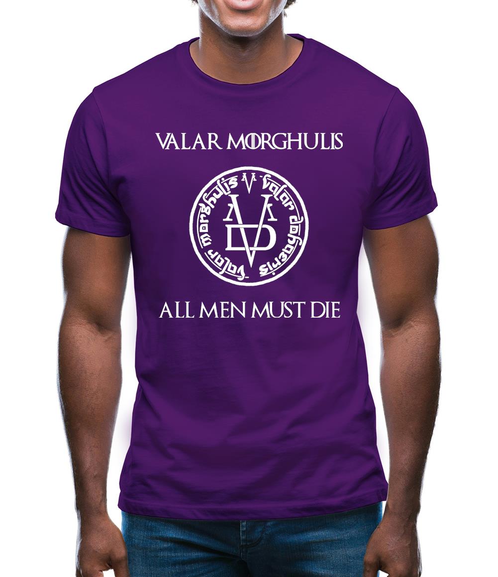 Valar Morghulis Coin Mens T-Shirt Valar Morghulis Coin Mens T-Shirt