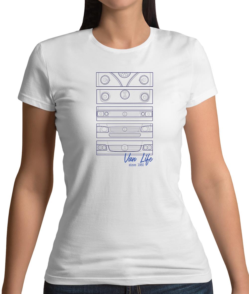Van Life Womens T-Shirt Van Life Womens T-Shirt