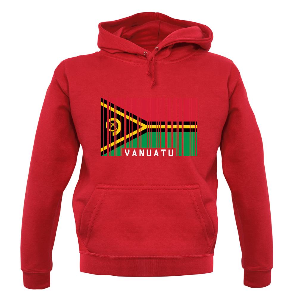 Vanuatu Barcode Style Flag unisex hoodie Vanuatu Barcode Style Flag unisex hoodie