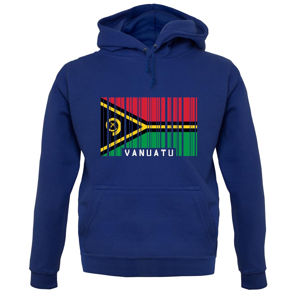 Vanuatu Barcode Style Flag unisex hoodie Vanuatu Barcode Style Flag unisex hoodie