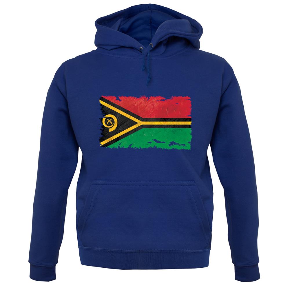 Vanuatu Grunge Style Flag unisex hoodie Vanuatu Grunge Style Flag unisex hoodie