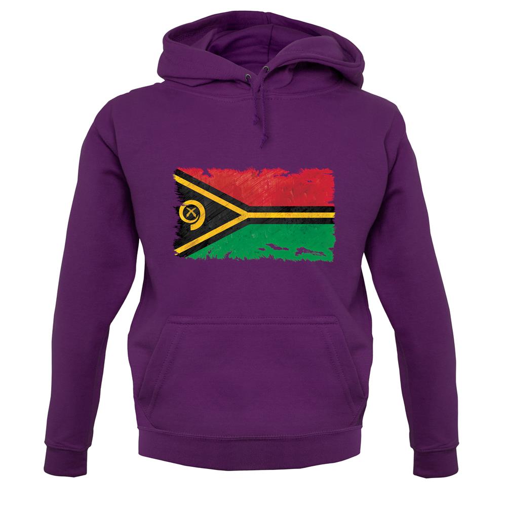 Vanuatu Grunge Style Flag unisex hoodie Vanuatu Grunge Style Flag unisex hoodie
