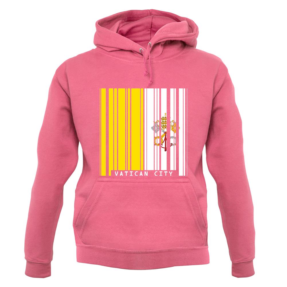 Vatican City Barcode Style Flag unisex hoodie Vatican City Barcode Style Flag unisex hoodie