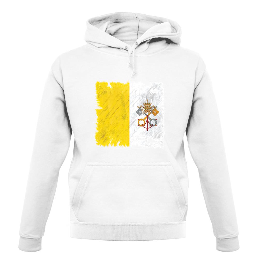 Vatican City Grunge Style Flag unisex hoodie Vatican City Grunge Style Flag unisex hoodie