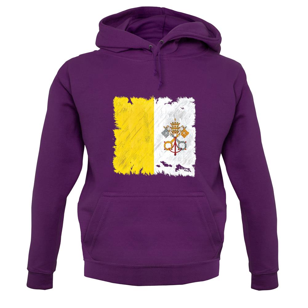 Vatican City Grunge Style Flag unisex hoodie Vatican City Grunge Style Flag unisex hoodie