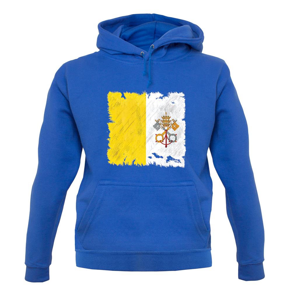 Vatican City Grunge Style Flag unisex hoodie Vatican City Grunge Style Flag unisex hoodie