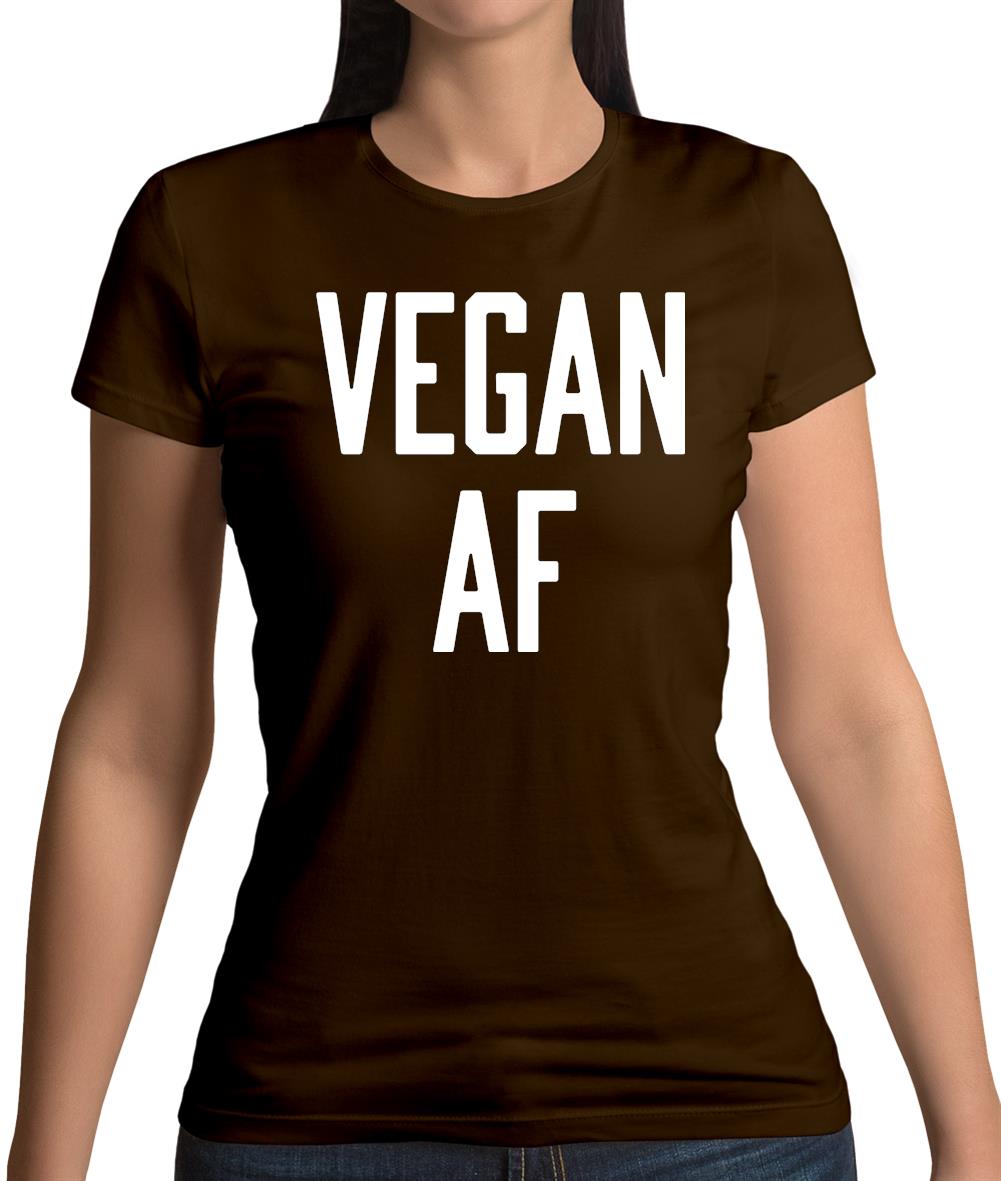 Vegan Af Womens T-Shirt Vegan Af Womens T-Shirt