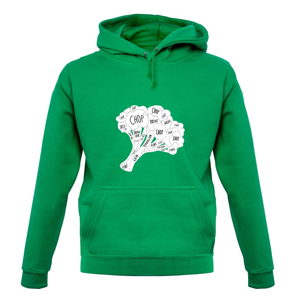 Butcher Broccoli Diagram unisex hoodie Butcher Broccoli Diagram unisex hoodie