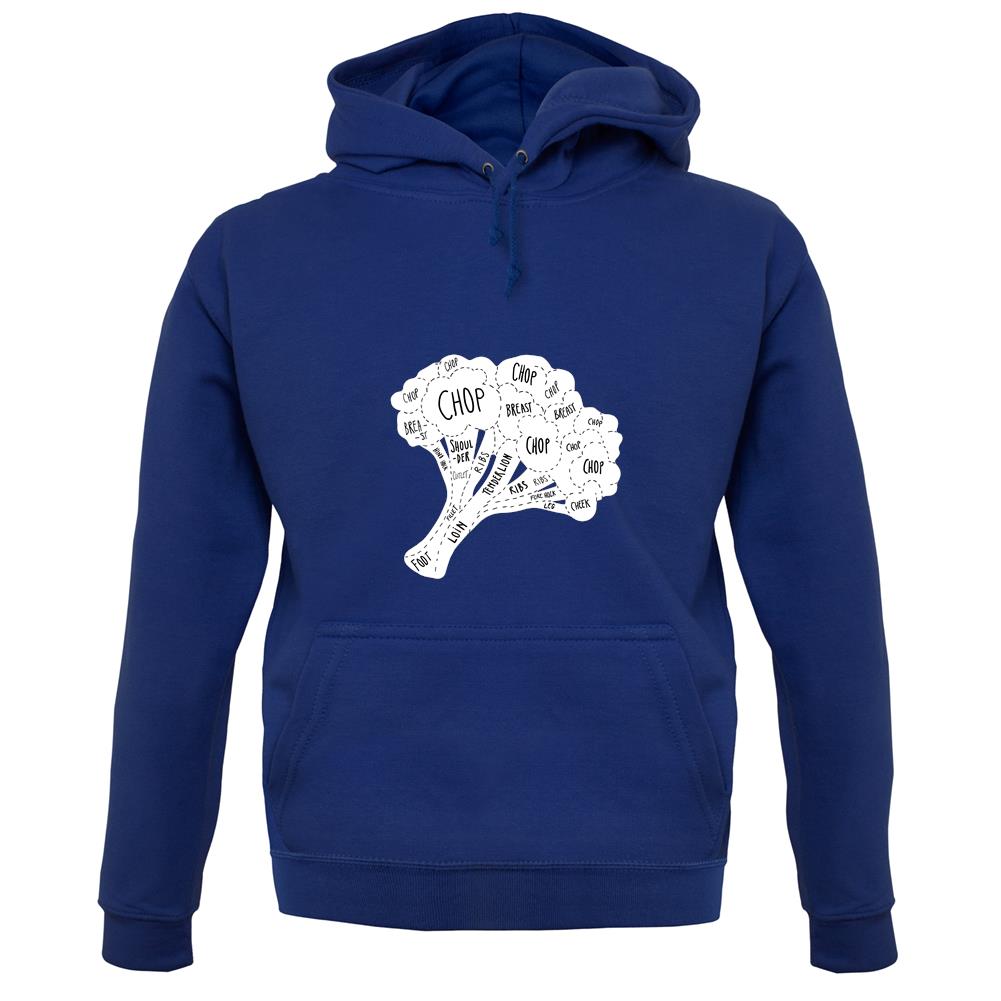 Butcher Broccoli Diagram unisex hoodie Butcher Broccoli Diagram unisex hoodie