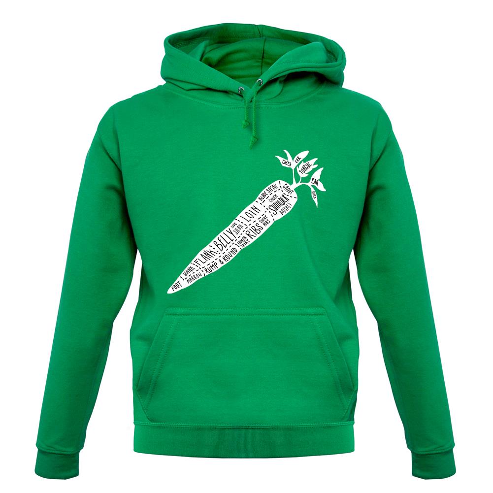 Butcher Carrot Diagram unisex hoodie Butcher Carrot Diagram unisex hoodie