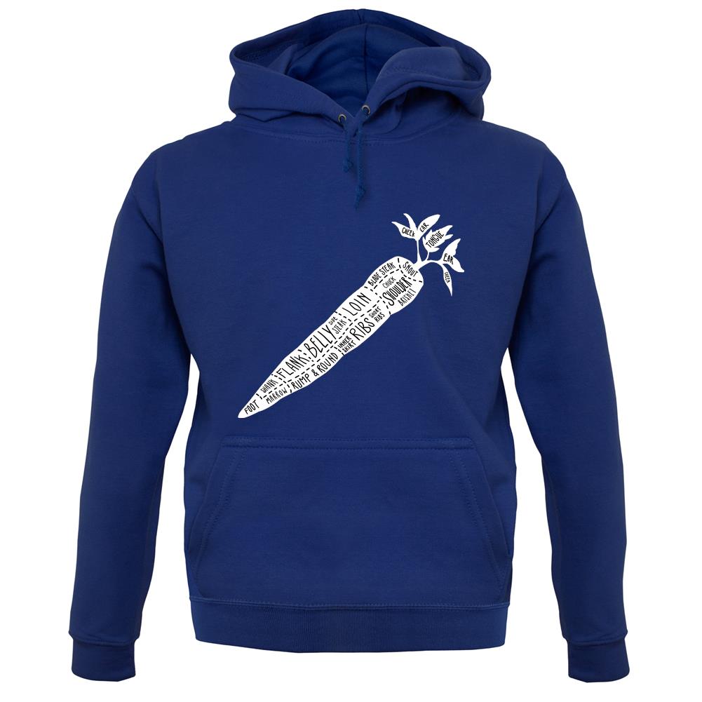 Butcher Carrot Diagram unisex hoodie Butcher Carrot Diagram unisex hoodie