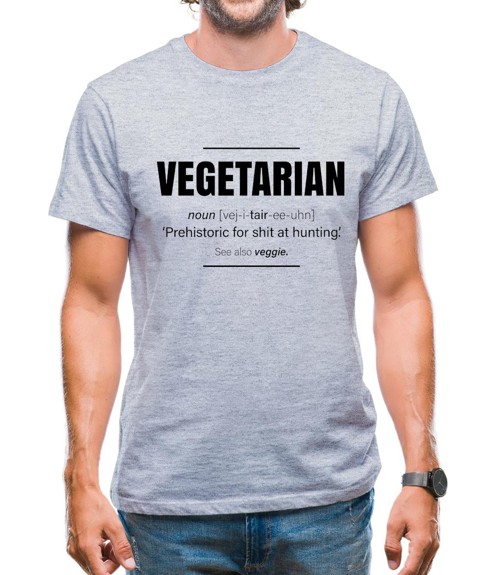 Vegetarian Definition Mens T-Shirt Vegetarian Definition Mens T-Shirt