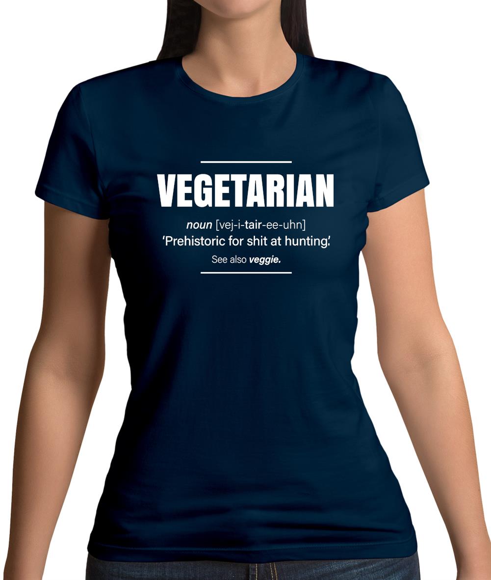 Vegetarian Definition Womens T-Shirt Vegetarian Definition Womens T-Shirt