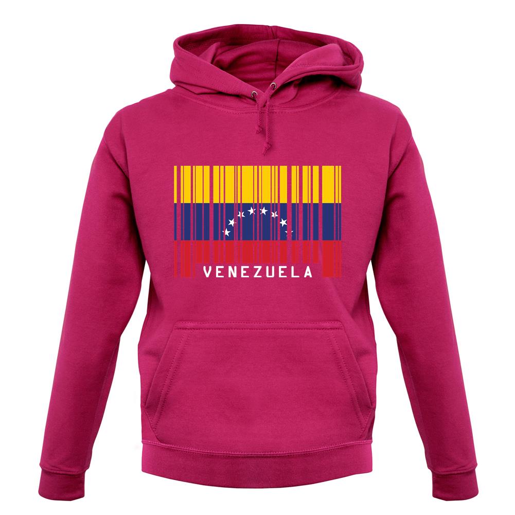 Venezuela Barcode Style Flag unisex hoodie Venezuela Barcode Style Flag unisex hoodie