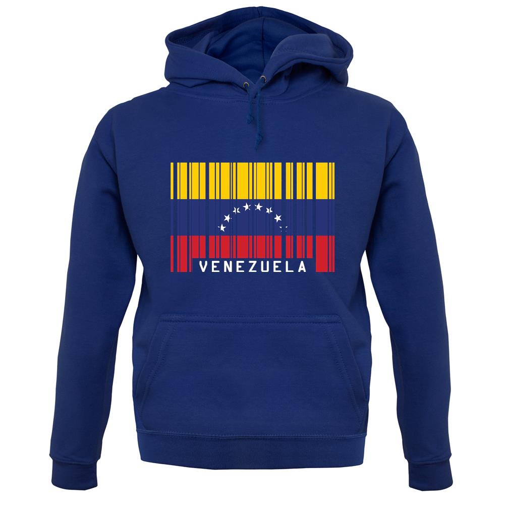 Venezuela Barcode Style Flag unisex hoodie Venezuela Barcode Style Flag unisex hoodie