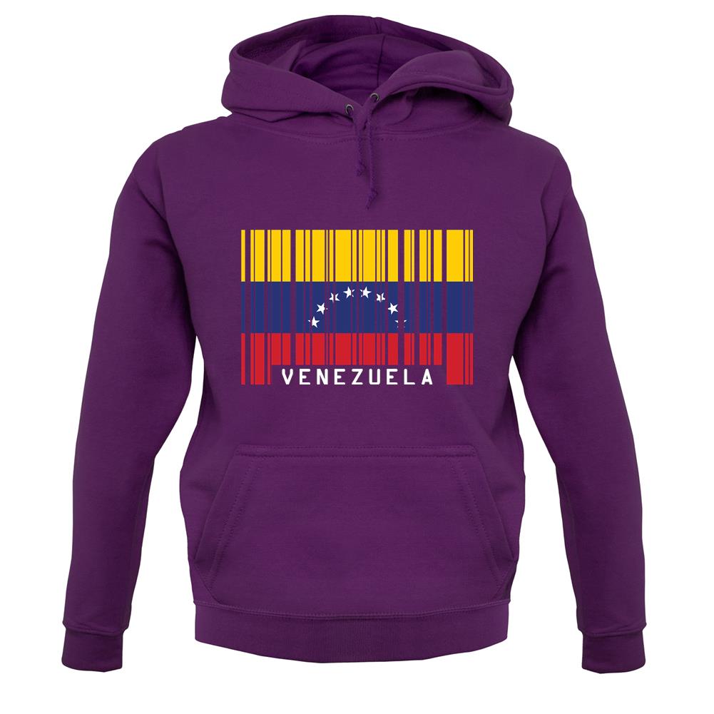 Venezuela Barcode Style Flag unisex hoodie Venezuela Barcode Style Flag unisex hoodie