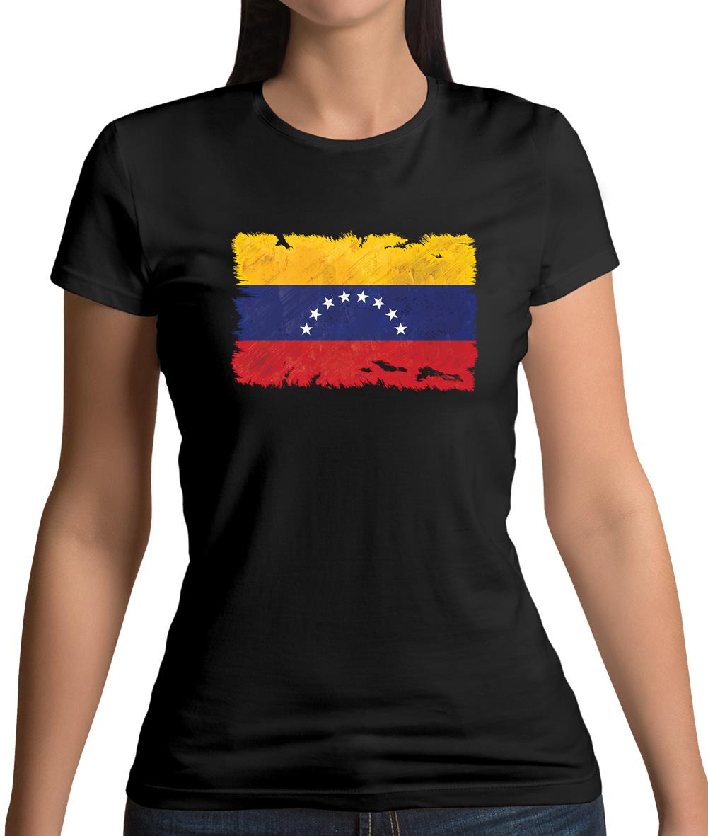 Venezuela Grunge Style Flag Womens T-Shirt Venezuela Grunge Style Flag Womens T-Shirt