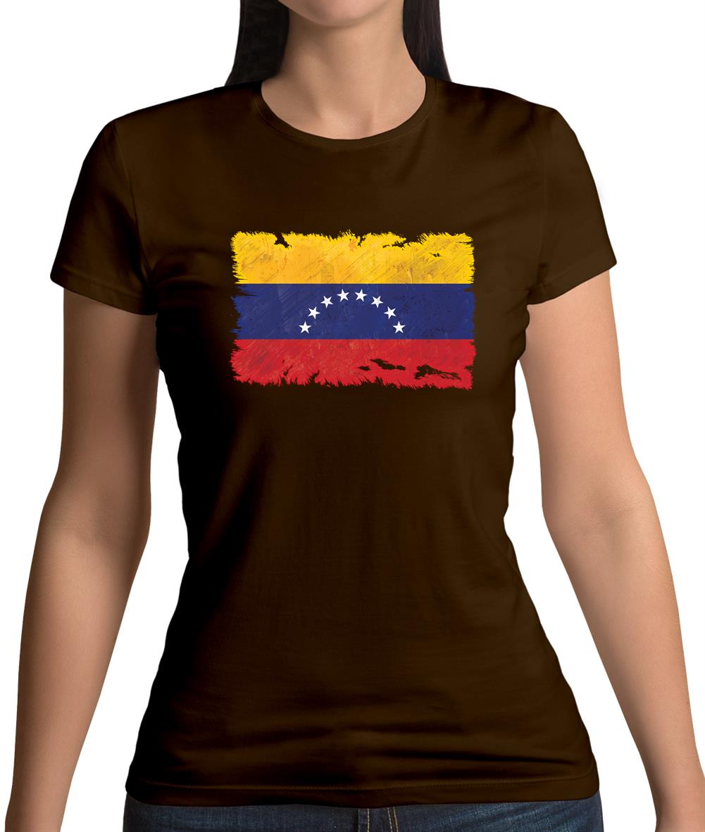 Venezuela Grunge Style Flag Womens T-Shirt Venezuela Grunge Style Flag Womens T-Shirt
