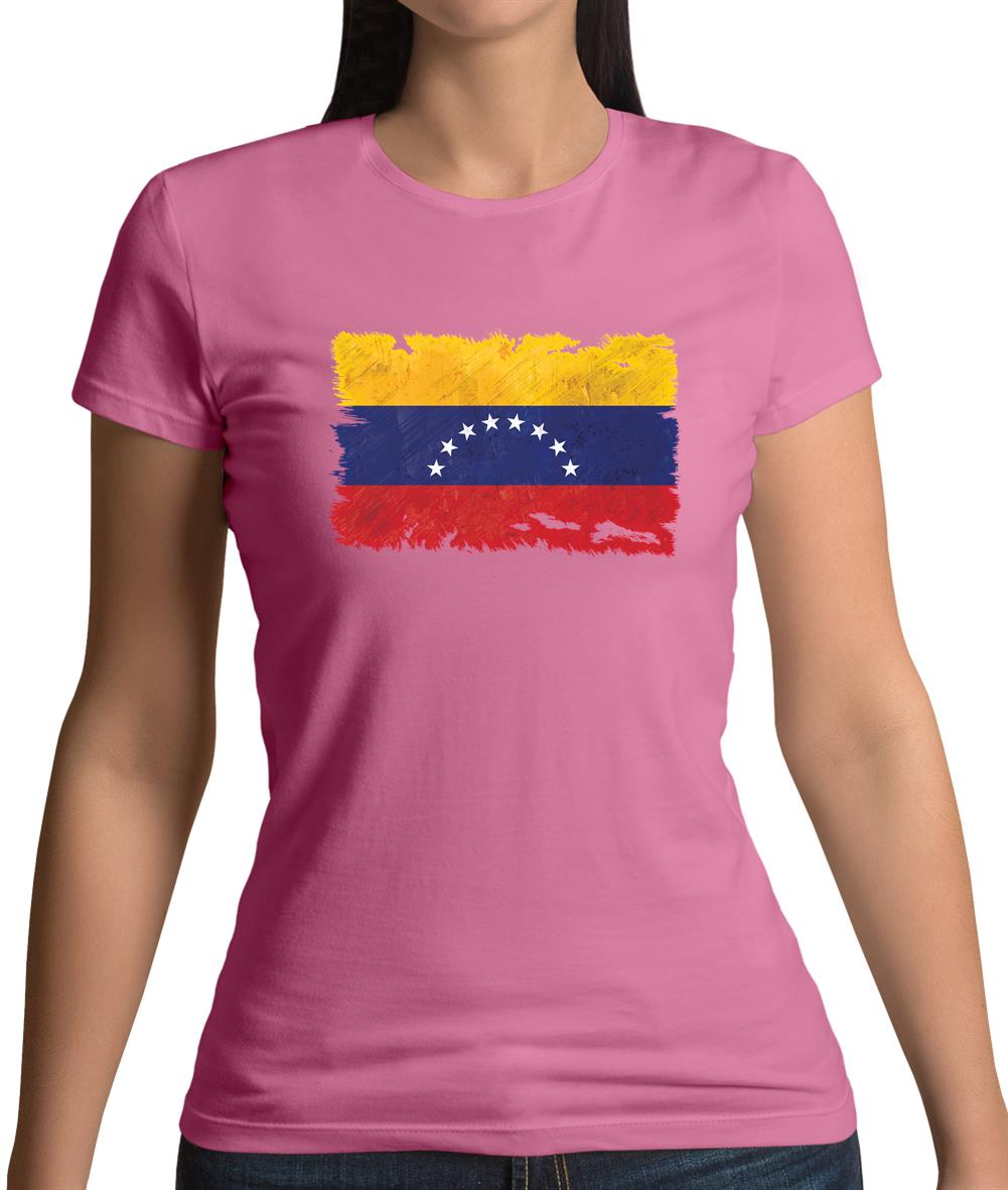 Venezuela Grunge Style Flag Womens T-Shirt Venezuela Grunge Style Flag Womens T-Shirt